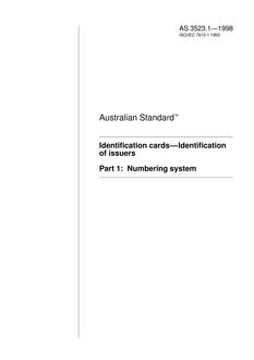 AS 3523.1-1998 PDF AS 3523.1-1998 PDF