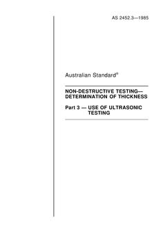 AS 2452.3-1985 PDF AS 2452.3-1985 PDF