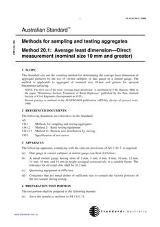 AS 1141.20.1 PDF AS 1141.20.1 PDF