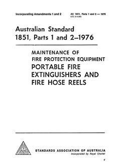 AS 1851.1-1976 PDF