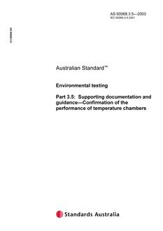 AS 60068.3.5 PDF AS 60068.3.5 PDF
