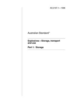 AS 2187.1 PDF AS 2187.1 PDF