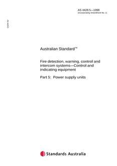 AS 4428.5-1998 PDF