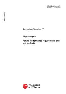 AS 60214.1-2005 PDF