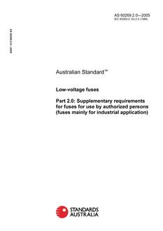 AS 60269.2.0 PDF