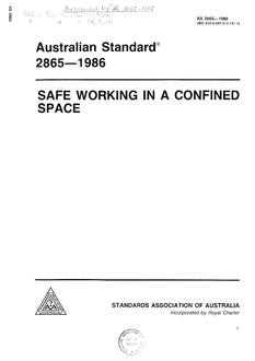 AS 2865-1986 PDF AS 2865-1986 PDF