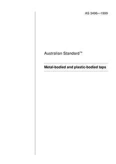 AS 3496-1999 PDF AS 3496-1999 PDF