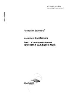 AS 60044.1-2007 PDF