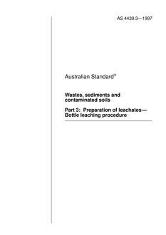 AS 4439.3-1997 PDF AS 4439.3-1997 PDF