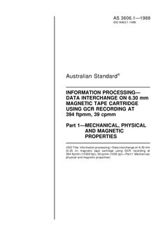 AS 3606.1 PDF
