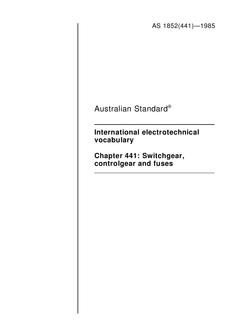 AS 1852.441 PDF AS 1852.441 PDF