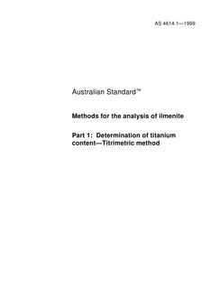 AS 4614.1 PDF AS 4614.1 PDF