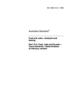 AS 1038.10.5-1993 PDF