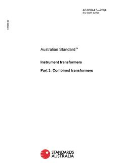 AS 60044.3-2004 PDF AS 60044.3-2004 PDF
