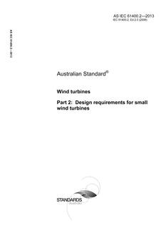 AS IEC 61400.2 PDF