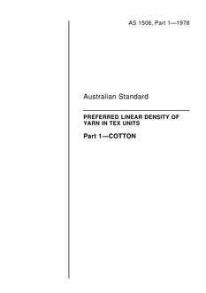 AS 1506.1 PDF AS 1506.1 PDF