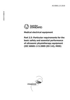 AS 60601.2.5 PDF AS 60601.2.5 PDF