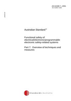 AS 61508.7-2001 PDF AS 61508.7-2001 PDF