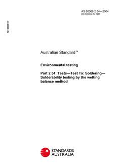 AS 60068.2.54 PDF