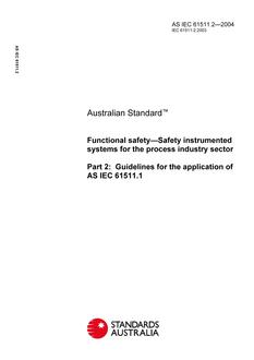 AS IEC 61511.2-2004 PDF