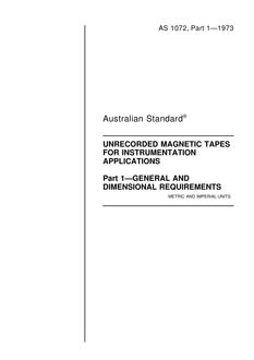 AS 1072.1 PDF AS 1072.1 PDF