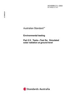 AS 60068.2.5 PDF AS 60068.2.5 PDF