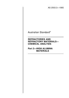 AS 2503.3-1985 PDF AS 2503.3-1985 PDF