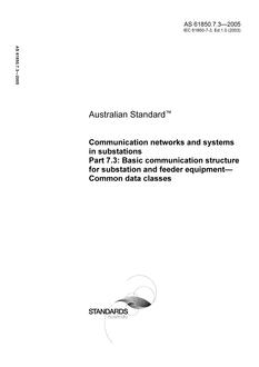 AS 61850.7.3 PDF AS 61850.7.3 PDF