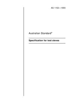AS 1152 PDF AS 1152 PDF