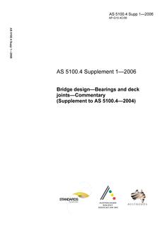 AS 5100.4 SUPP 1 PDF AS 5100.4 SUPP 1 PDF