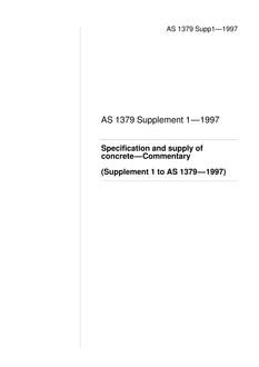 AS 1379 SUPP 1-1997 PDF AS 1379 SUPP 1-1997 PDF