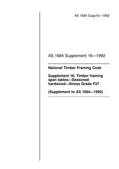 AS 1684 SUPP 16-1992 PDF