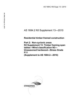 AS 1684.2 N3 Supp 13-2010 PDF