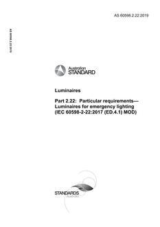 AS 60598.2.22 PDF