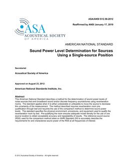 ASA S12.58 PDF