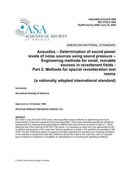 ASA S12.53 Part 2 PDF