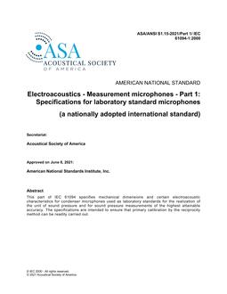 ASA S1.15 Part 1 PDF