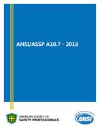 ASSP A10.7 PDF