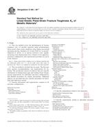 ASTM E399-06e2 PDF ASTM E399-06e2 PDF