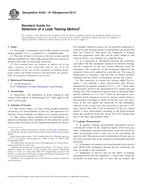 ASTM E432-91(2011) PDF