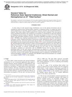 ASTM G173 PDF ASTM G173 PDF