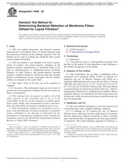 ASTM F838 PDF