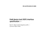 BS PD CLC/TR 62453-41:2009 PDF