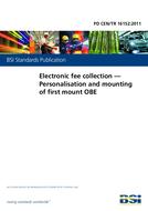 BS PD CEN/TR 16152 PDF