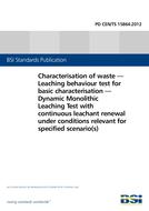 BS PD CEN/TS 15864:2012 PDF
