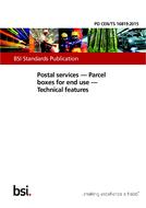 BS PD CEN/TS 16819 PDF