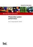 BS PD IEC/TS 61724-3 PDF