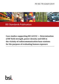 BS PD IEC TR 62669 PDF