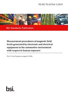 BS PD IEC TS 62764-1 PDF