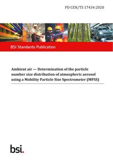 BS PD CEN/TS 17434 PDF